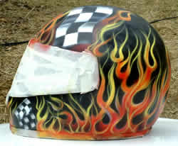 airbrush helmet