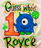 airbrush birthday t-shirt