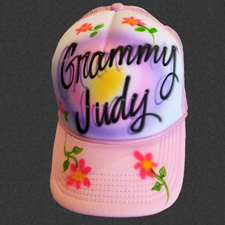 custom airbrush hat