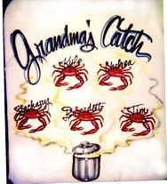 steamed crabs airbrush t-shirt