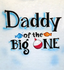 Airbrush Father's Day T-shirt