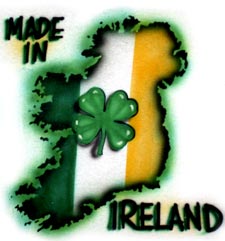 Irish airbrush t-shirt