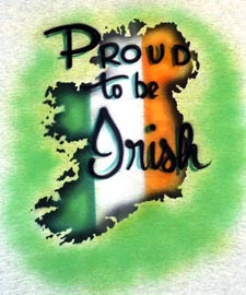 Irish airbrush t-shirt