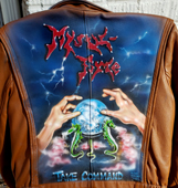 Mystic Force album cover on leather jacket