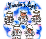 airbrush t-shirt angels