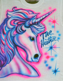 Airbrush unicorn shirt